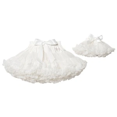 Dolly By Le Petit Tom Kids' Petti Skirt Off-white