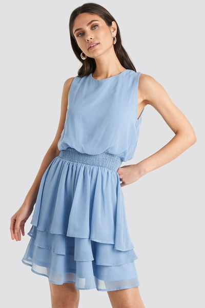 SISTERS POINT NICOLINE DRESS - BLUE 