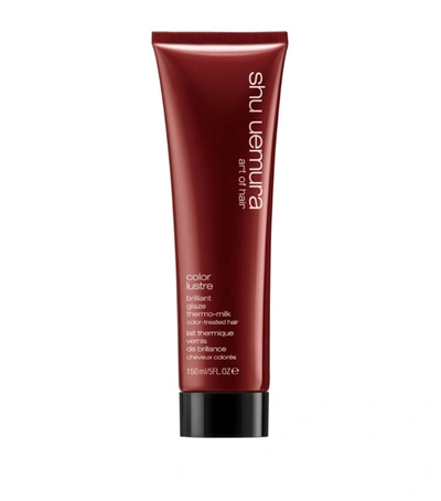 Shu Uemura Color Lustre Brilliant Glaze Thermo Milk- For Color Treated Hair 5 oz/ 148 ml In White