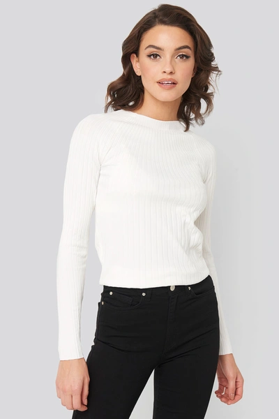 Mango Apple Sweater - White In Light Beige