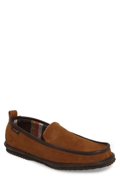 L.b. Evans Vernan Slipper In Chestnut Suede