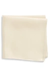 Nordstrom Men's Shop King Twill Silk Pocket Square In Champagne