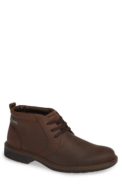 Ecco Turn Gore-tex® Waterproof Chukka Boot In Cocoa Brown