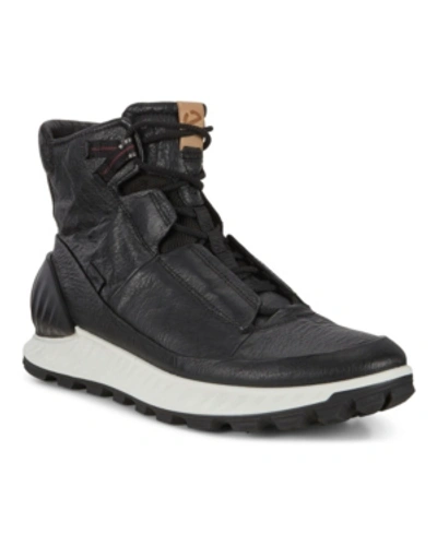 Ecco Limited Edition Exostrike Dyneema Sneaker Boot In Black Leather |  ModeSens