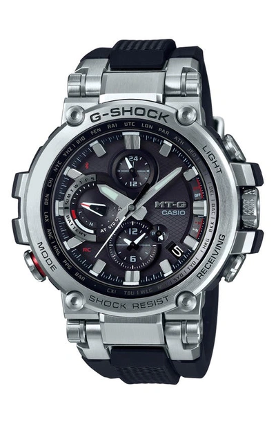 G-shock Baby-g Analog Casio Mt-g Watch, 52mm In Black/ Silver