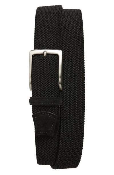 Torino Woven Stretch Belt In Black