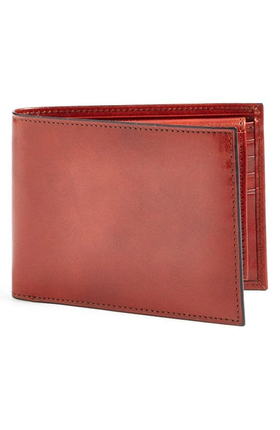 Bosca Id Passcase Wallet In Cognac