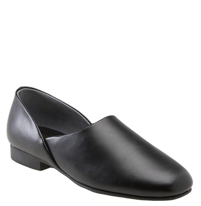 L.b. Evans Radio Tyme Ii Mens Leather Solid Slip On Shoes In Black
