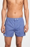 Nordstrom Men's Shop 3-pack Classic Fit Boxers In Blue Eoe/ White