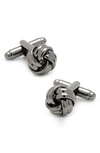 Ox & Bull Trading Co. Ox And Bull Trading Co. Knot Cuff Links In Black