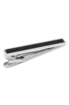 Ox & Bull Trading Co. Ox And Bull Trading Co. Semiprecious Tie Clip In Silver/ Black