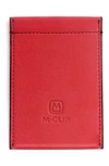 M-clipr Rfid Card Case In Red