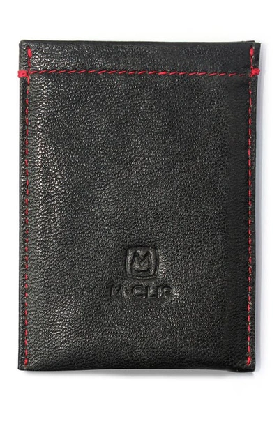 M-clipr Rfid Card Case In Black