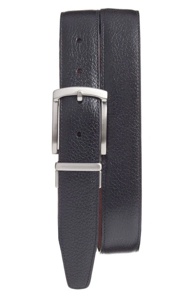 Torino Reversible Leather Belt In Black/ Brown