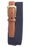 Torino European Surcingle Belt In Navy