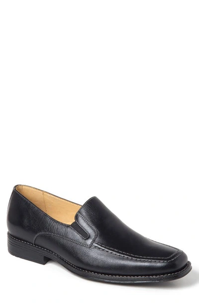 Sandro Moscoloni Moc Toe Double Gore Slip-on In Black