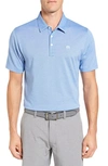 Travismathew The Zinna Regular Fit Performance Polo In Strong Blue