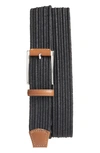 Torino Woven Belt In Black