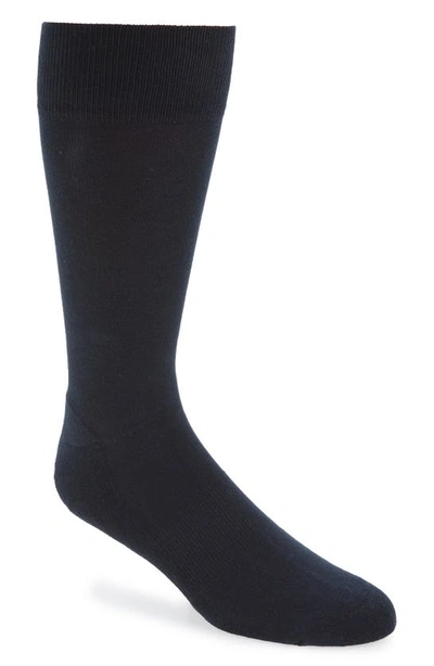 Nordstrom Men's Shop Cushion Foot Arch Support Socks In Navy