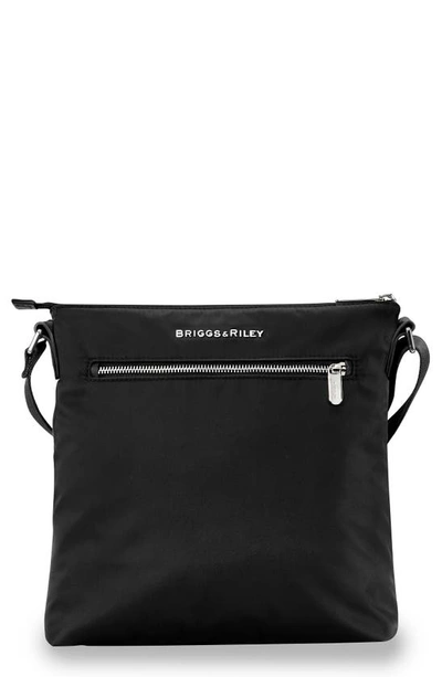 Briggs & Riley Rhapsody Water Resistant Nylon Crossbody Bag In Black