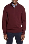 Cutter & Buck Cutter And Buck Men's Big And Tall Lakemont Half Zip Sweater In Burgundy