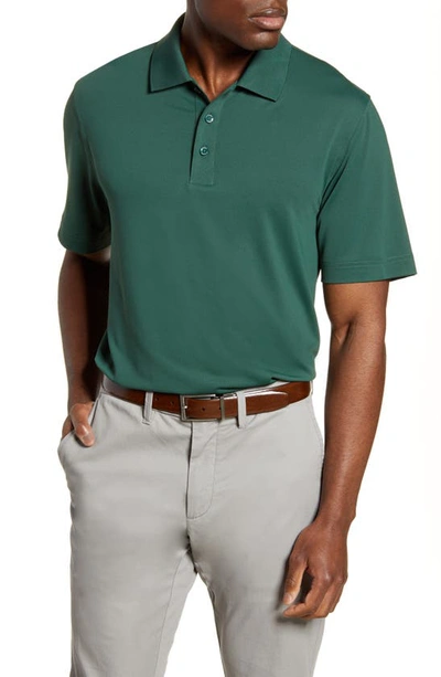 Cutter & Buck Forge Drytec Solid Performance Polo In Hunter