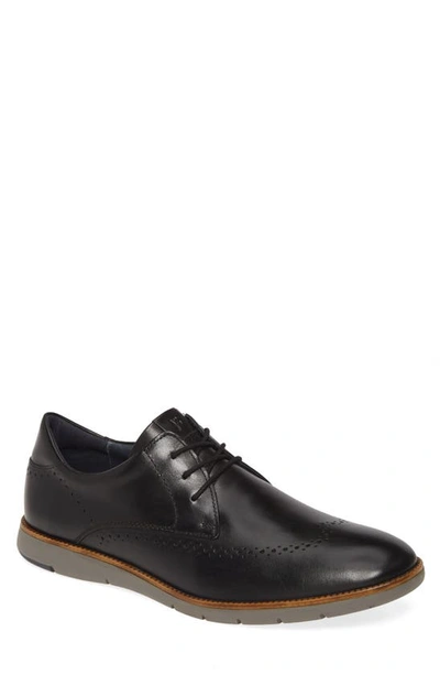 Josef Seibel Tyler Wingtip In Black Leather