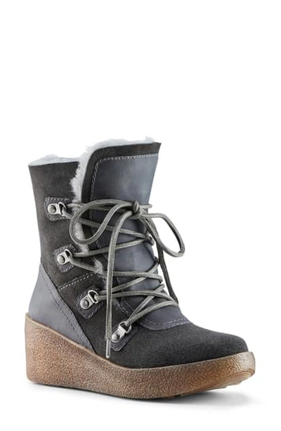 Cougar Women's Dylan Waterproof Mid-calf Boots In Pewter Suede