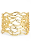 Karine Sultan Open Cuff In Gold