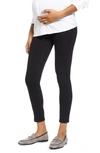 1822 Denim Re:denim Ankle Skinny Maternity Jeans In Black