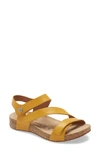 Josef Seibel Tonga 25 Sandal In Yellow Leather