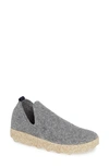 Asportuguesas By Fly London City Sneaker In Concrete Tweed/felt Fabric