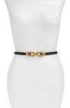 Raina 'lillian' Belt In Black