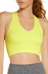 Free People Fp Movement Free Throw Crop Tank In Lime
