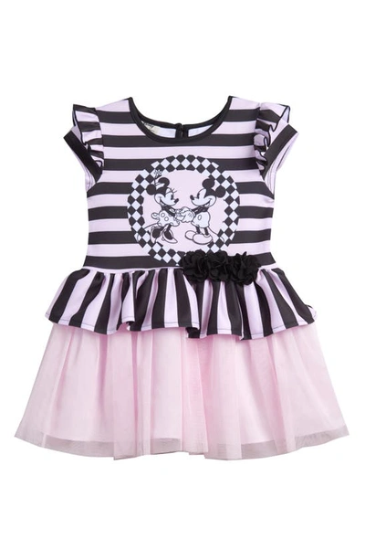 Pippa Julie Kids Mickey Mouse Minnie Mouse Tutu Dress In Pink Black ModeSens