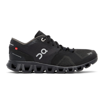 On Cloud X Running Trainers In Black/black
