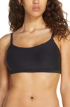 Chantelle Lingerie Soft Stretch Scoop Padded Bralette In Black