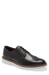 Johnston & Murphy Casteel Wingtip In Black Italian