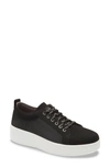 Traq By Alegria Qruise Platform Sneaker In Black Fabric