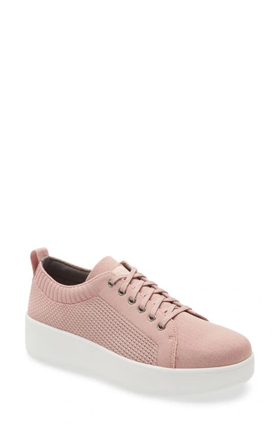 Traq By Alegria Qruise Platform Trainer In Blush Fabric