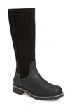 Bos. & Co. Hudson Waterproof Boot In Black Leather/ Suede