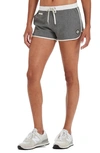 Vuori Tavi Shorts In Grey Linen Texture