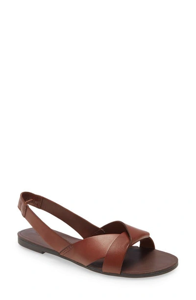 Vagabond Shoemakers Tia Slingback Sandal In Cognac Leather