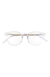Diff Sawyer 48mm Optical Glasses In Clear Crystal