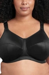 Goddess Celeste Full Figure Soft Cup Bra In Black