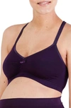 Cache Coeur Serenity Lace Maternity Bralette In Blueberry