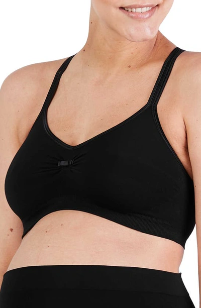 Cache Coeur Maternity Serenity Racerback Bralette In Black