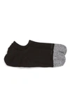 Bombas Cushioned No-show Socks In Black