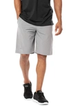 Travismathew Beck Stretch Performance Shorts In Light Grey