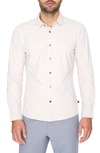 7 Diamonds Young Americans Slim Fit Button-up Performance Shirt In Dusty Rose